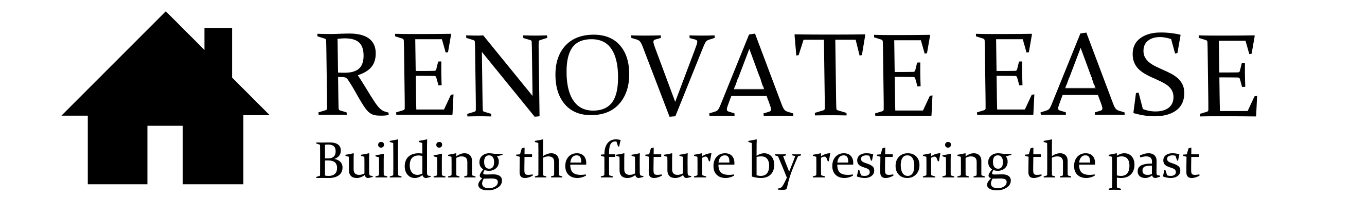Renovate Ease - Black Logo