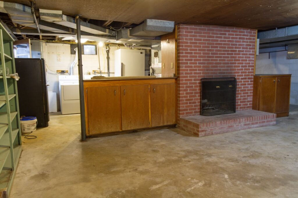 Remodeling A transformed basement with updated features and a fresh new look