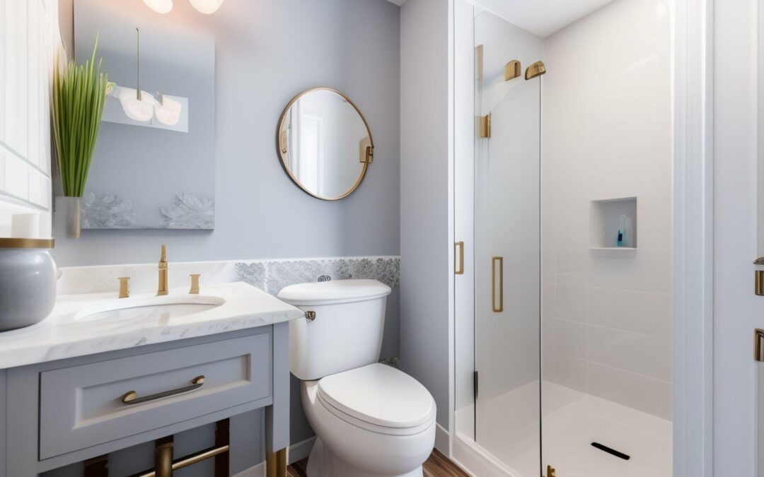 9 Ways to Create the Illusion of Space in Small Bathrooms