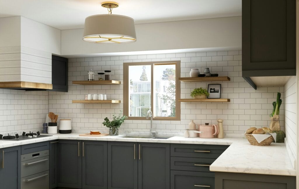 newly renovated kitchen to showcase cost of small kitchen remodel