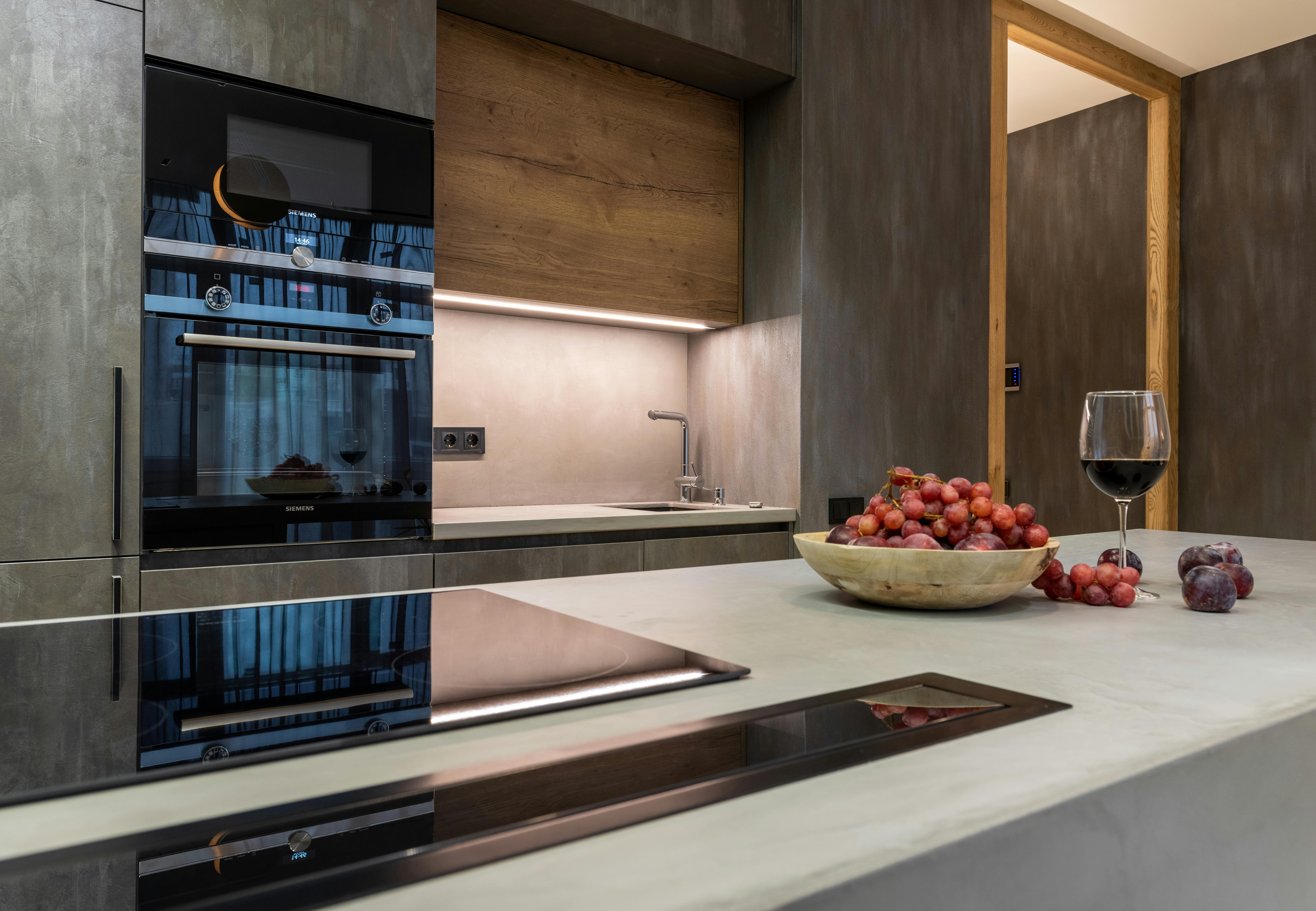 concrete kitchen countertop | Renovate Ease kitchen and bathroom remodel Utah
